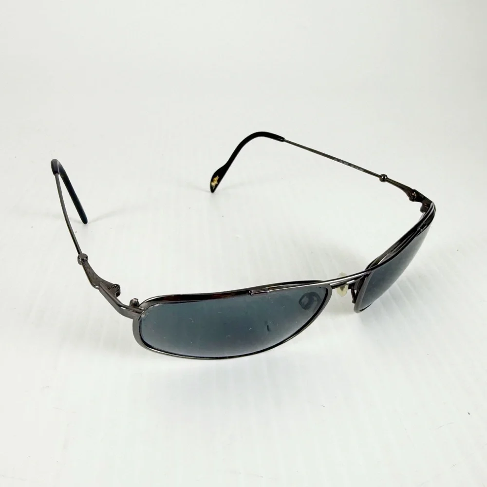 Maui Jim Flexon MJ-303-02 Gunmetal Gray Polarized Sunglasses AS IS
